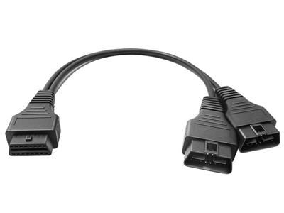 OBD2 Female Two OBD2 Male Cable
