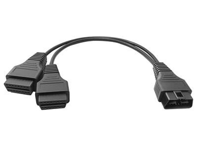 OBD2 Male to Two OBD2 Female Cable