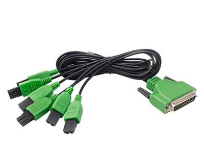 DB25 Male to Six Branch Injector Pulse Cable