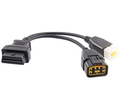 OBD2 Female to KAWASAKI-6pin-8pin