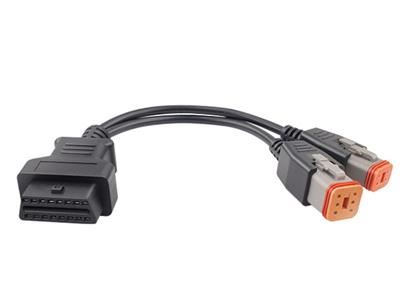 OBD2 Female to HARLEY DAVIDSON-4pin+6pin