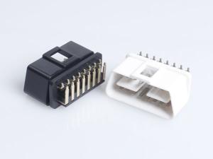  90 Degree Pin OBD Male Connector Shell 