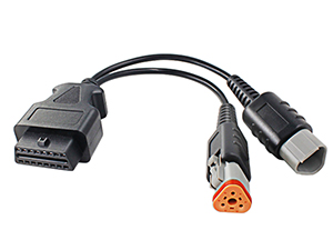 Truck Diagnostic 3 Pin Connector Cable for Cummins Diesel Engine